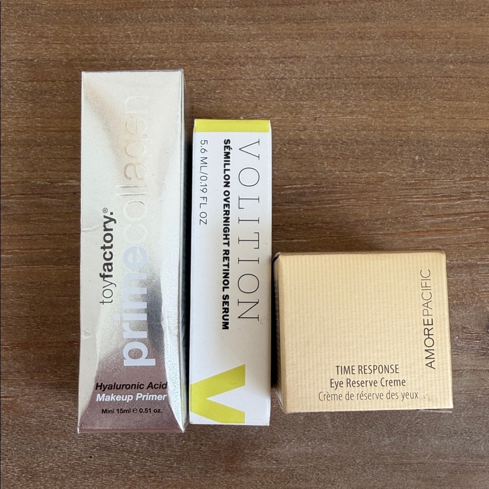 Toyfactory Makeup Primer and Volition Retinol Serum Set